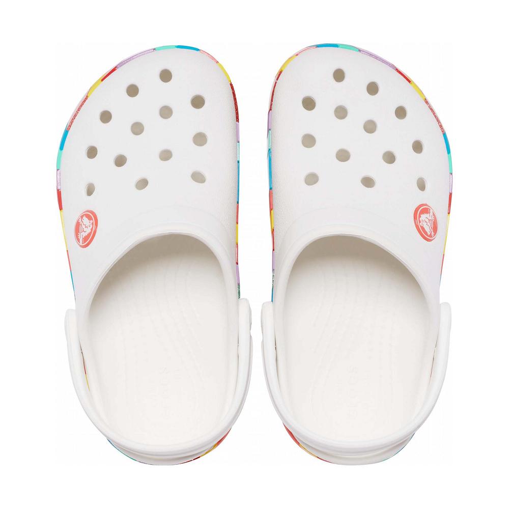 Crocs Crocband™ Chevron Beaded Beyaz | EXOQDK976