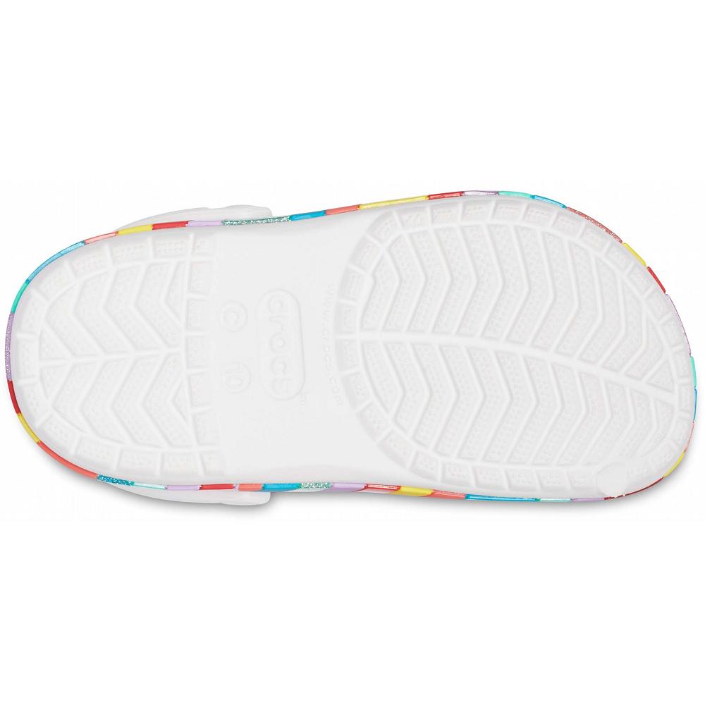 Crocs Crocband™ Chevron Beaded Beyaz | EXOQDK976