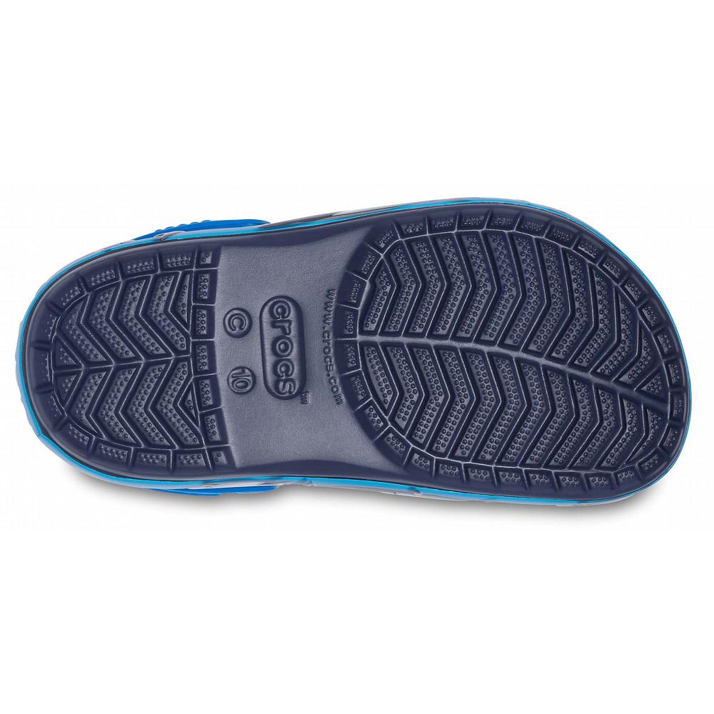 Crocs Fun Lab Shark Lights Lacivert | ZXRQBE619