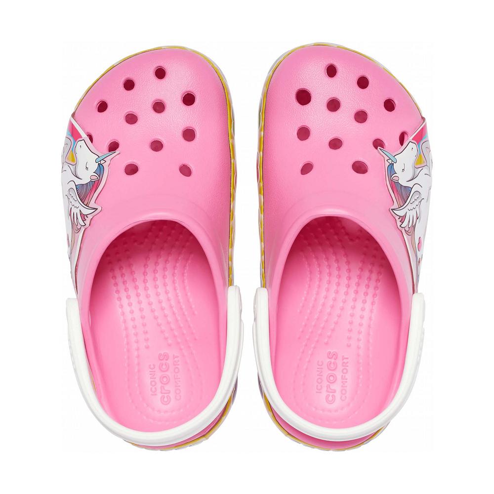 Crocs Fun Lab Unicorn Lights Pembe | DZGKAQ814