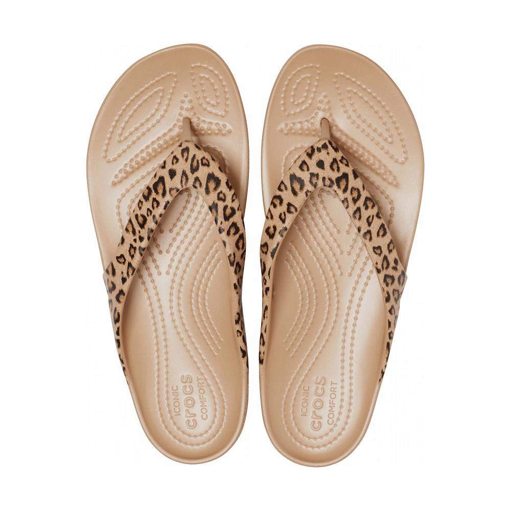 Crocs Kadee II Leopard Kahve | RUIBWL593