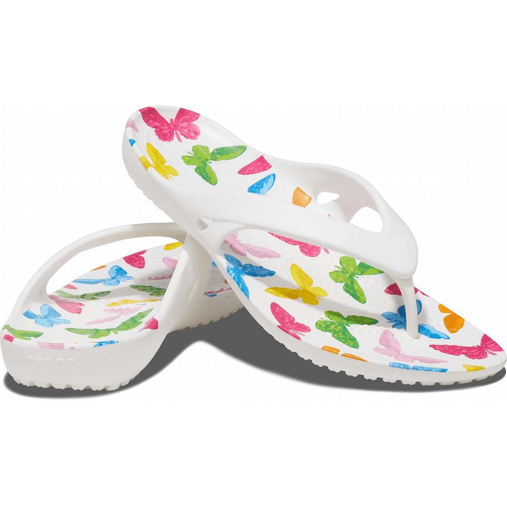 Crocs Kadee II Printed Beyaz Renkli | ZJAVHY568