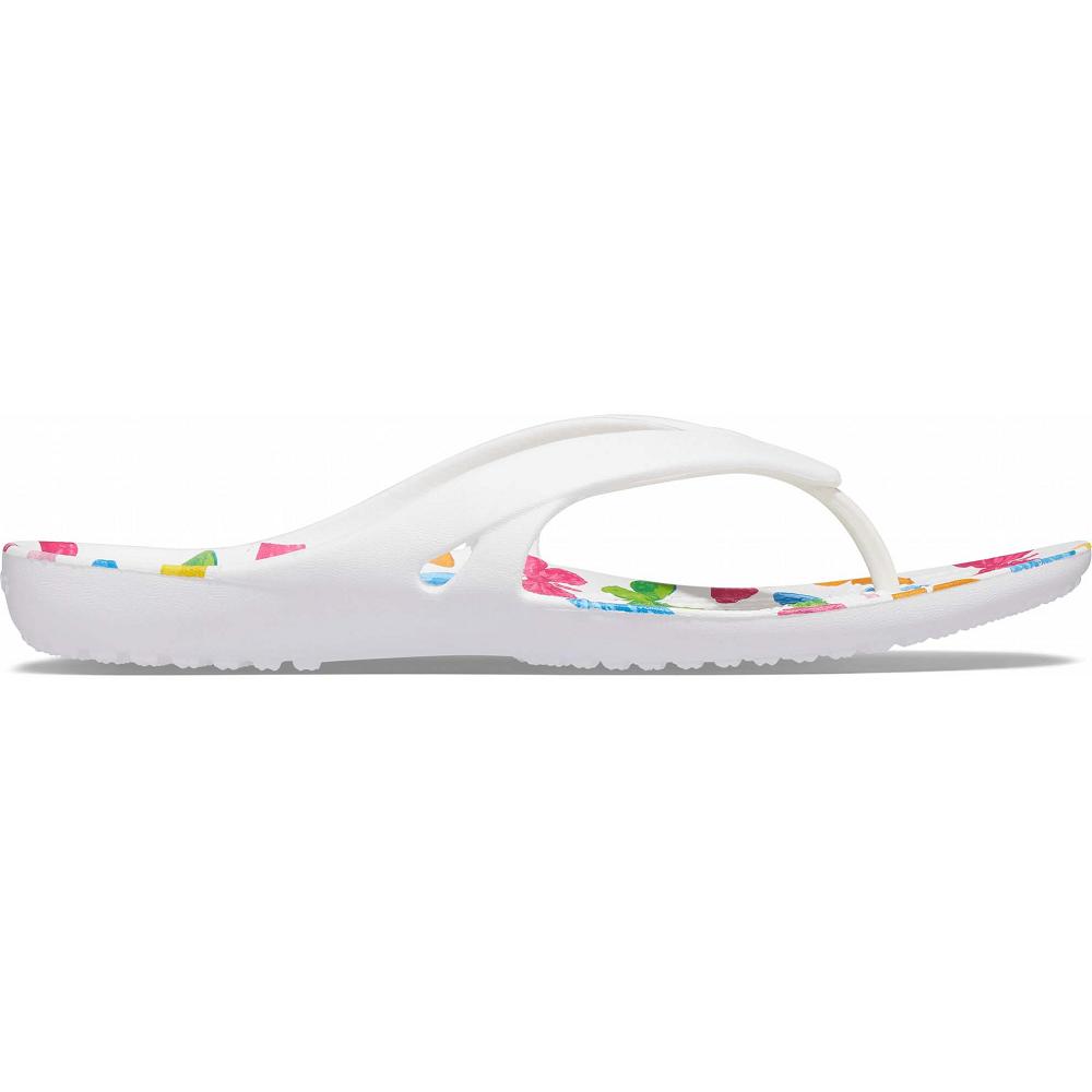 Crocs Kadee II Printed Beyaz Renkli | ZJAVHY568