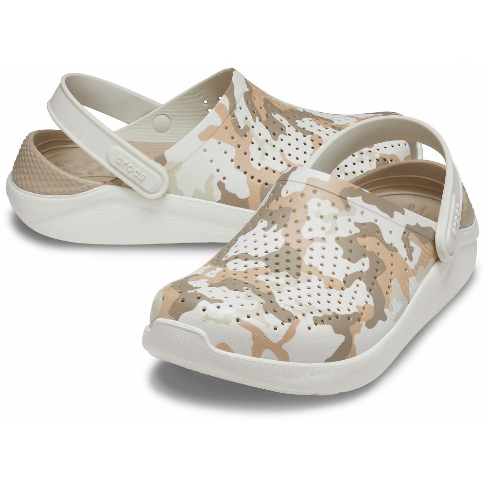 Crocs LiteRide™ Printed Beyaz | RAFOVI085