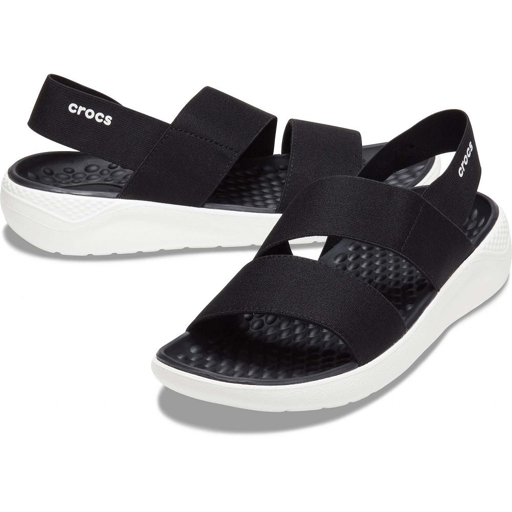 Crocs LiteRide™ Stretch Siyah | WOSFAK482