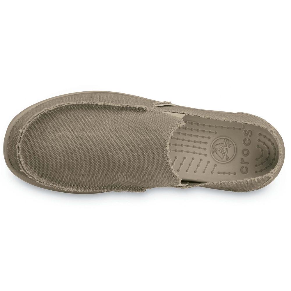 Crocs Santa Cruz SlipTürkiye -On Gri Kahverengi | PZTYKF807