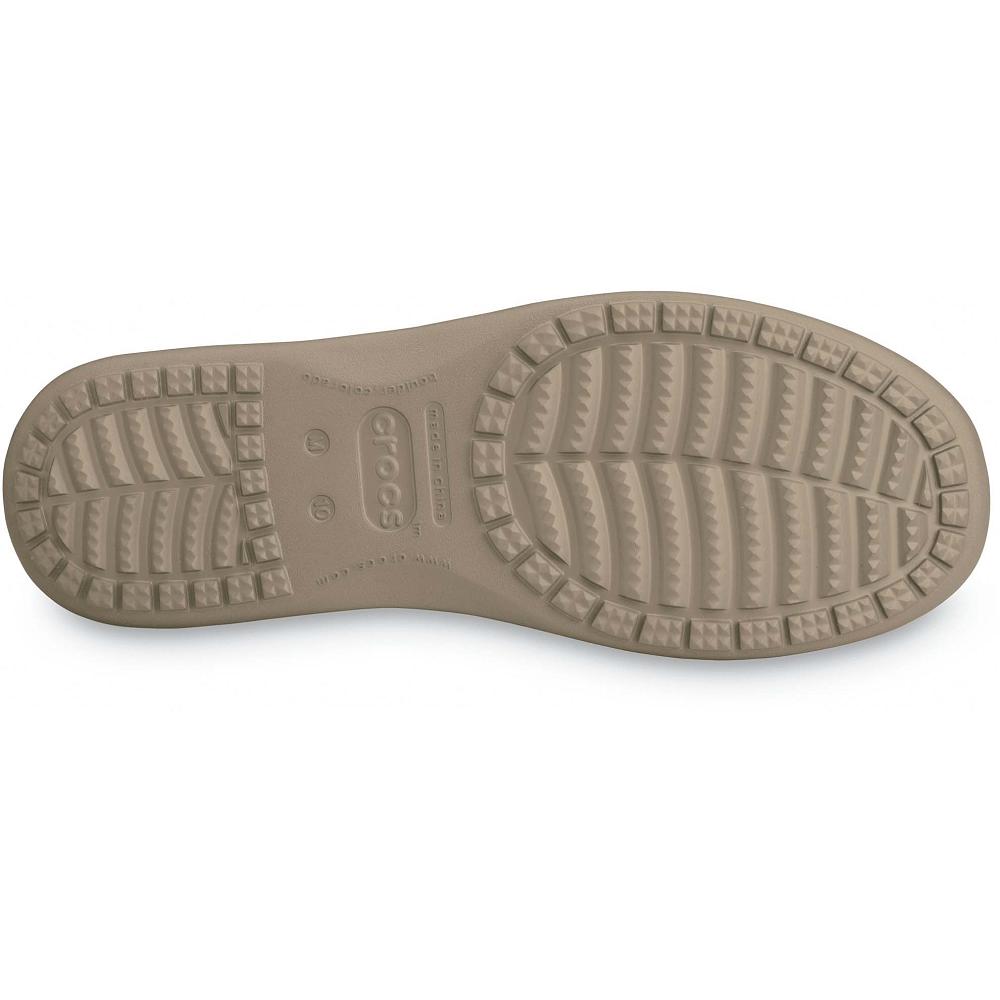 Crocs Santa Cruz SlipTürkiye -On Gri Kahverengi | PZTYKF807