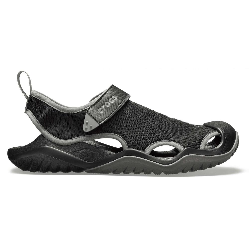 Crocs Swiftwater™ Mesh Deck Siyah | HTMWJB918