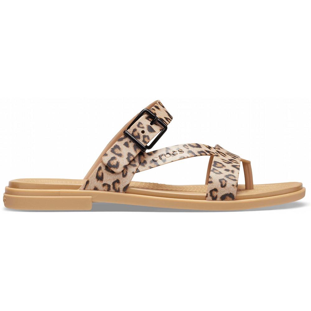 Crocs Tulum Toe Post Kahverengi | CYTFVL238