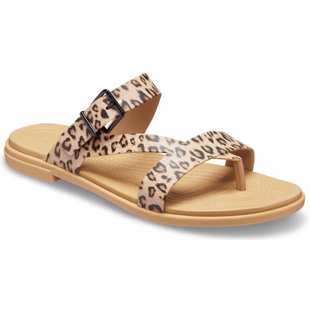 Crocs Tulum Toe Post Kahverengi | CYTFVL238