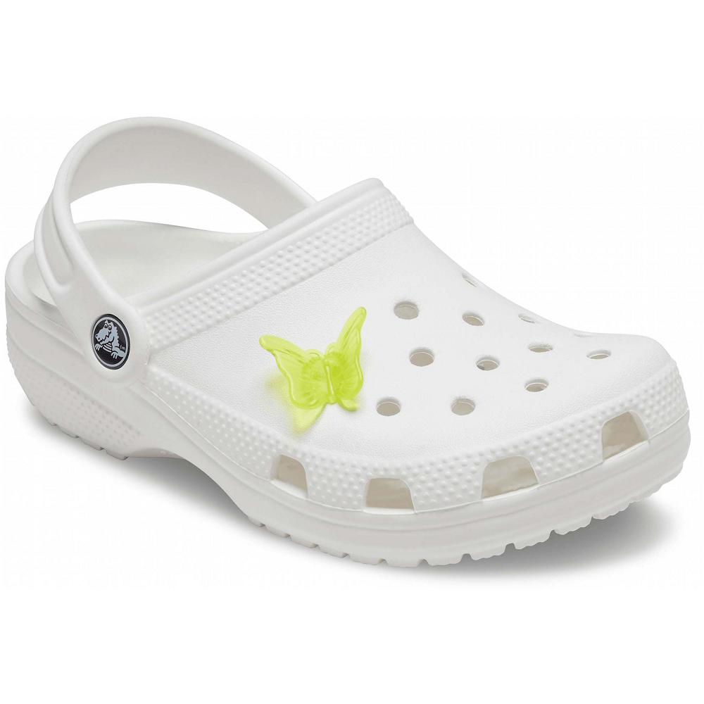 Crocs Yellow Butterfly Clip | HSQGUP324